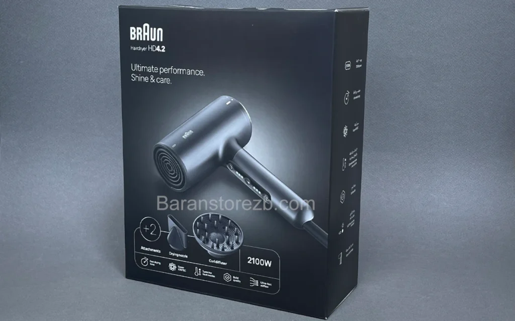 عکس از پک سشوار نسل جدید براون مدل HD425