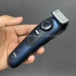 تصویر ماشین اصلاح BT7520 با شانه 0.5 تا 10 در دست